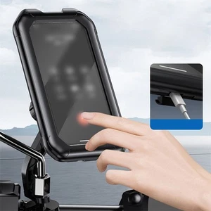 Motorcycle Navigation Holder with 360 Degree Adjustment and Waterproof - Afbeelding 1 van 7