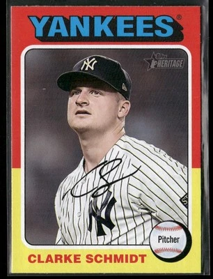 2024 TOPPS HERITAGE CLARKE SCHMIDT NEW YORK YANKEES #236 - Image 1 of 2