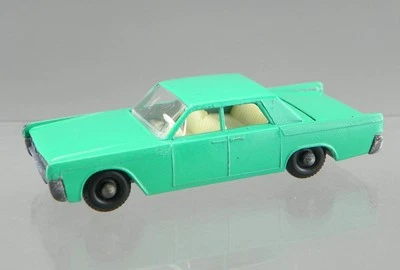 Caja de cerillas vintage años 60 Lesney No.31 diecast 1/64 verde Lincoln Continental en muy buena condición-ex Foto 1 de 4