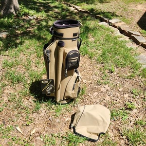 Great Divider Alpine 14-Way + Putter Tube Cart Golf Bag Tan - Picture 1 of 9