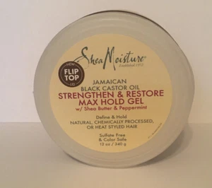 Sheafeuchte jamaikanisch schwarz Rizinusöl stärken & wiederherstellen Max Hold Gel 12oz - Bild 1 von 4
