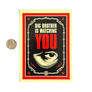 Shepard Fairey OBEY GIANT BIG BROTHER IS WATCHING YOU STICKER Street Art Posse - Picture 1 of 1