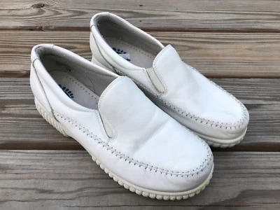 Spring Step Women Shoe Darla White Leather Upper Loafer Size 10M - Image 1 of 4