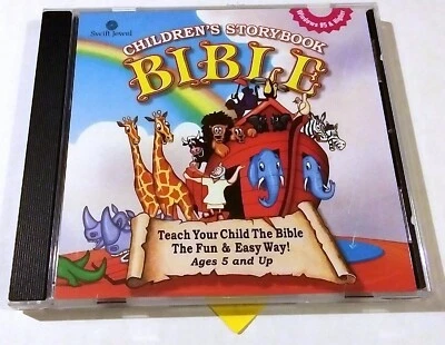 RARE - CHILDREN'S STORY BOOK BIBLE CD ROM COSMI 2000 SWIFT JEWEL SJ051501G USA - Image 1 of 4