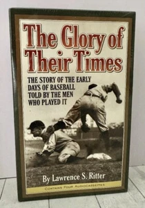 The Glory of Their Times Lawrence Ritter Audiobook 4 Cassettes Baseball Legends - Picture 1 of 3