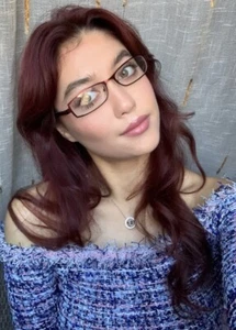 New EYECU 121B 51mm Burgundy Women’s Eyeglasses Frame Small Face 51-17-135 . - Picture 1 of 11