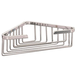 TAYMOR 05-1086M Corner Shower Basket,Brass,9 in W 23MF51 - Picture 1 of 1