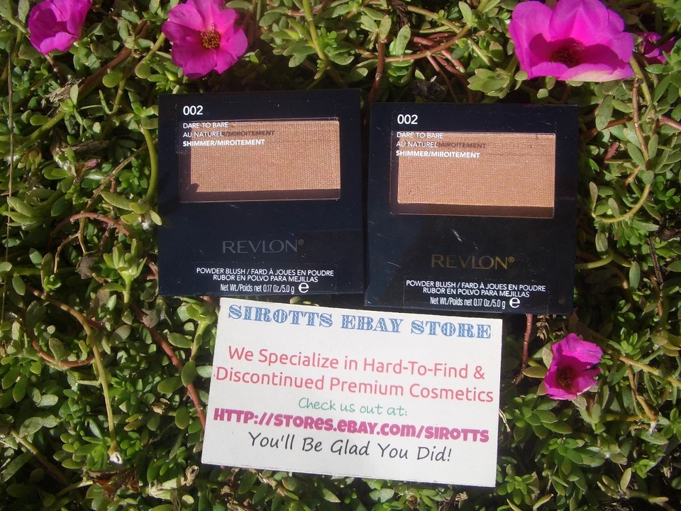 Revlon Powder Blush 002 Dare to Bare Shimmer 3pack