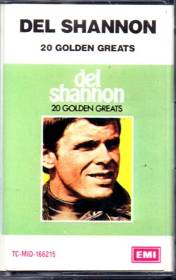 Del Shannon - 20 Golden Greats, Aus cassette compilation, 1988, Ex condition - Image 1 of 4