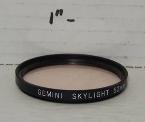 Gemini 52mm Skylight CAMERA Lens FILTER DIGITAL OR FILM - Picture 1 of 3