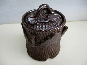 Pot à tabac ancien Grès de Beauvaisis- poterie Corneau à Myennes - Photo 1/13