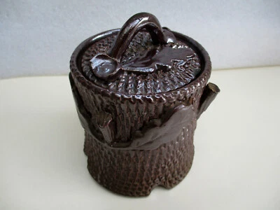 Pot à tabac ancien Grès de Beauvaisis- poterie Corneau à Myennes - Photo 1/4