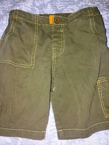 Kartooons Kataloons Boys Sz. 5 Olive Green Cargo Style Shorts. Cute - Picture 1 of 8