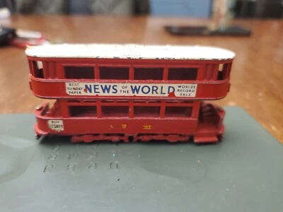 Lesney London Transport Tram No. 3 News Of The World Diecast Model  - Image 1 of 4
