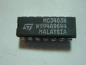 MC3403N Amplificateurs Opérationnels Différentiels Quad #14-472$u - Picture 1 of 1