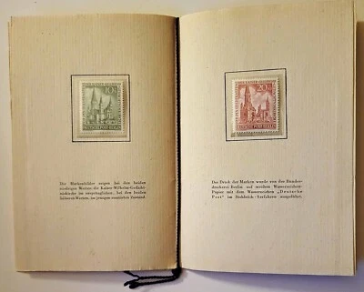 Berlin Mi106-Mi109 M Kaiser Wilhelm Church 4 stamps in Booklet w/ Mi 106 FDC - Image 1 of 4