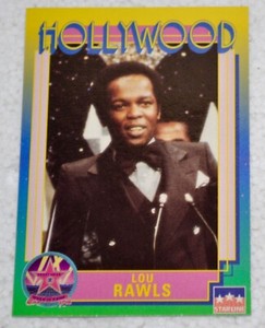 Lou Rawls Singer 1991 Hollywood Walk of Fame Card #226