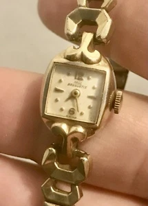 Vintage Paul Breguette 10K Gold Filled 17j Cal 1012 Ladies Womens Watch WORKS - Picture 1 of 16