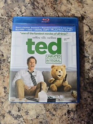Ted {Unrated} (Blu-ray/DVD, 2012, Canadian) VG Condition  - Image 1 of 3