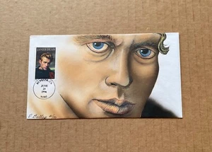 US FDC Pat Beller Cachet Hand-Painted #3082 James Dean 21/50 1996 - Picture 1 of 3