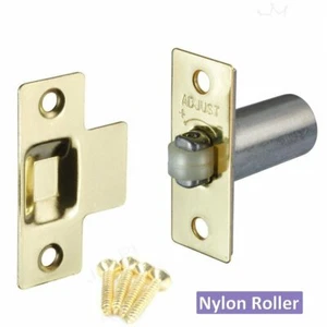 Paquete de 1 guardabarros enchapado en latón Dzina ajustable 38 mm (rodillo de nylon) - Imagen 1 de 4