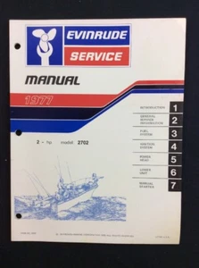 1977 Evinrude Service Manual #5302 2 Hp #10 - Picture 1 of 6