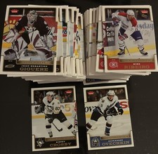 06-07 FLEER COMPLETE BASE SET (1-200) CROSBY OVECHKIN 60 INSERTS AUTOS & ROOKIES