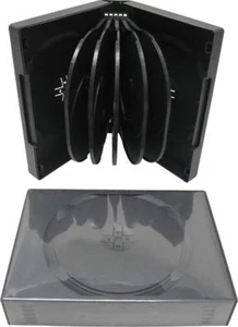 (30) DV12R39BK 12 DVD Boxes Cases Multi Box Set Replacements 39MM Twelve Disc - Picture 1 of 2