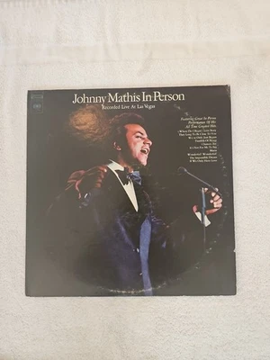 JOHNNY MATHIS  "In Person - Live At Las Vegas"  Double LP  Columbia  KG30979 - Image 1 of 4