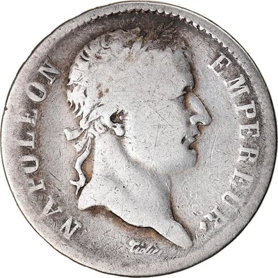 [#906041] Moneda, Francia, Napoleón I, Franco, 1808, Marsella, Rara, En estado bastante bueno, Sil, ver Foto 1 de 2