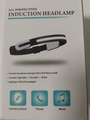 linterna frontal led recargable Con Bluetooth Y Altavoz - Imagen 1 de 4