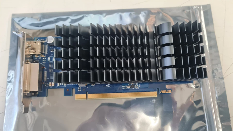 ASUS GeForce GT 1030 2GB Graphics Card Low Profile GT1030-SL-2G-BRK DVI-D + HDMI - Image 1 of 4