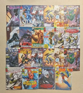 2024 UD Marvel Renditions Spider-Man Comic Covers Lot22 Venom Ghost-Spider - Picture 1 of 3