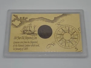 Moneda de naufragio genuina de 184 años del almirante Gardner hundida en 1809 - Imagen 1 de 4