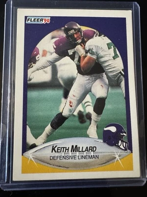 1990 Fleer #105 Keith Millard Vikings - Image 1 of 4