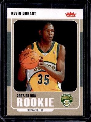 Fleer Kevin Durant 2007-08 novato radiocontrol novato #212 SuperSonics Foto 1 de 2