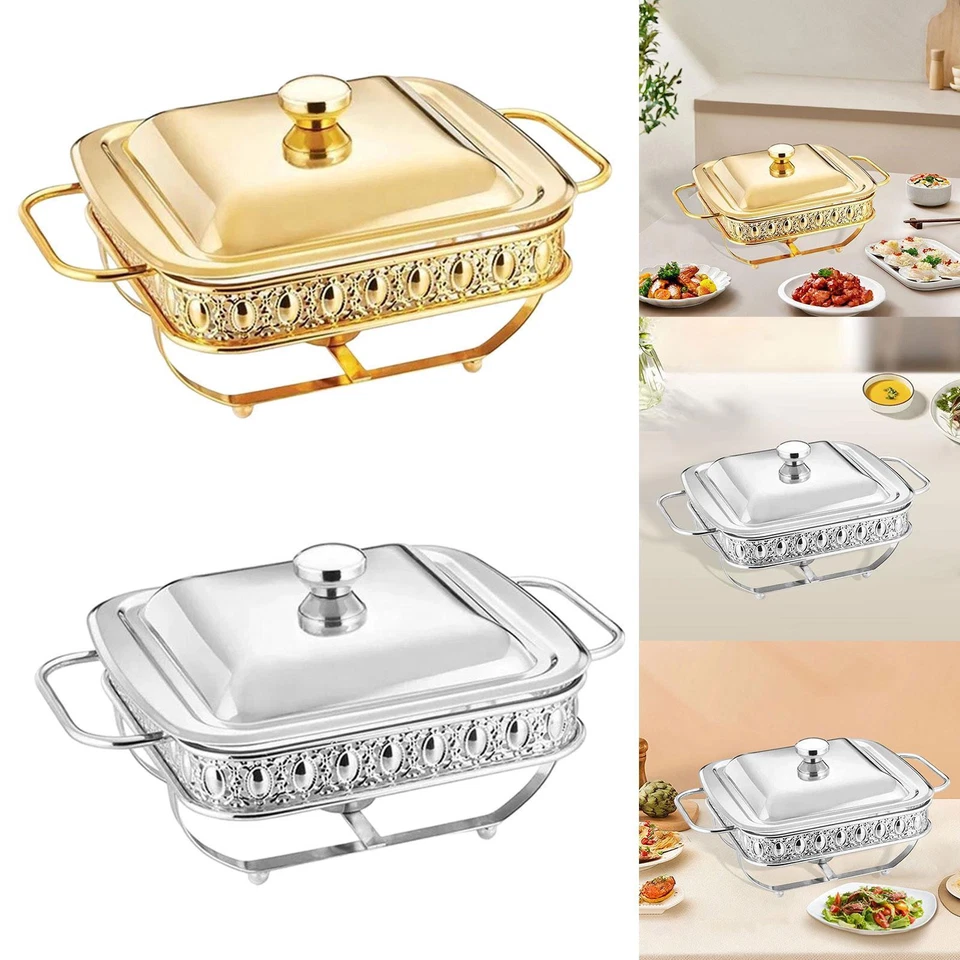 Set scaldavivande per buffet con vaschetta per l'acqua per banchetti al - Immagine 1 di 1