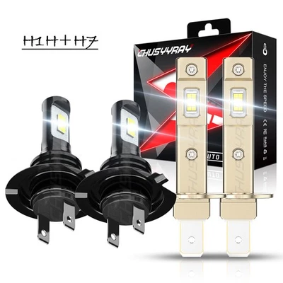 For Suzuki Forenza 2004-2008 H7 H1 Combo LED Headlight Hi Lo Beam 6500K 4x Bulbs - Image 1 of 4