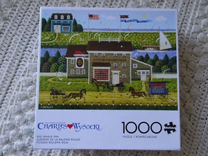Charles Wysocki RED WHALE INN 1000 Puzzle Buffalo New - Picture 1 of 2