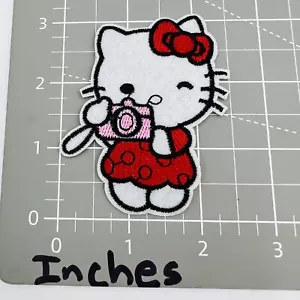 Hello Kitty Embroidery Iron or Sew On Applique Patch Jacket Hats Bags Cap Shirt - Picture 1 of 3