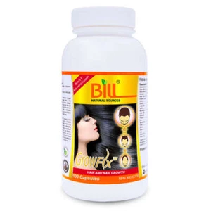 Bill Natural Sources GrowFLX Blood Flow Scalp Texture Cholesterol 100 Caps NEW - Picture 1 of 1