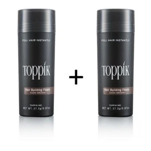 2 x TOPPIK 27,5 (g). Hair Fibers - thickener loss concealer Microhairs - Picture 1 of 1