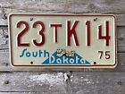 South Dakota License Plate Truc 1975 #23TK14 S.DAK ‘75 SD Mt. Rushmore Mem.