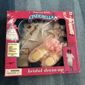 90s Vintage Cinderella Bridal Dress Up Kit Princess Bride 🔥🔥🔥 - Picture 1 of 7