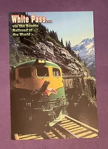 White Pass…Via the Scenic Railway of the World Postcard “Alaska Joe” Original - Picture 1 of 2