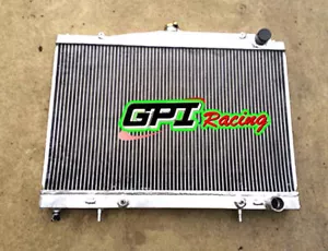 Alloy Radiator FOR Nissan Skyline R33 R34 GTS-T GTR Gtt RB25DET RB26 DETT,AT/MT - Picture 1 of 8