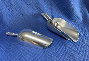 Norpro Aluminum 58 oz. Capacity Scoop 14-3/4 L x 5.25 #9004 Silver - Picture 1 of 4