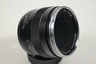 Zeiss 50mm f/2 ZE Makro-Planar T* Prime Camera Lens for Canon EF #T-89451 - Image 1 of 4