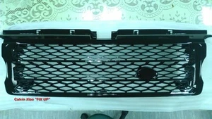 MIT GLOSS BLACK FRONT GRILLE FOR RANGE ROVER L320 SPORT MODEL 2006-2009 - Picture 1 of 4