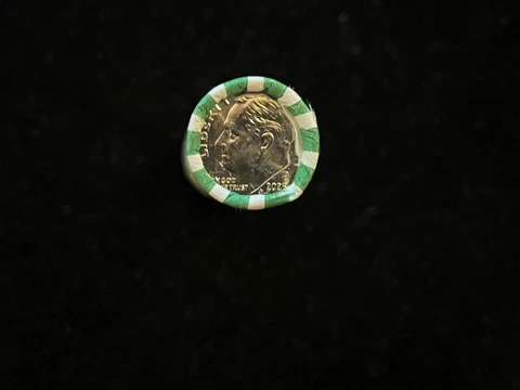 2023 D Denver Roosevelt Dime Loomis Bank Roll Cover